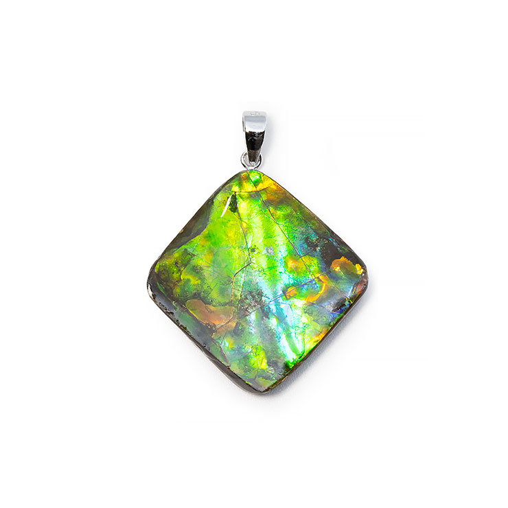 【一点もの】アンモライトフォッシル ペンダントトップ