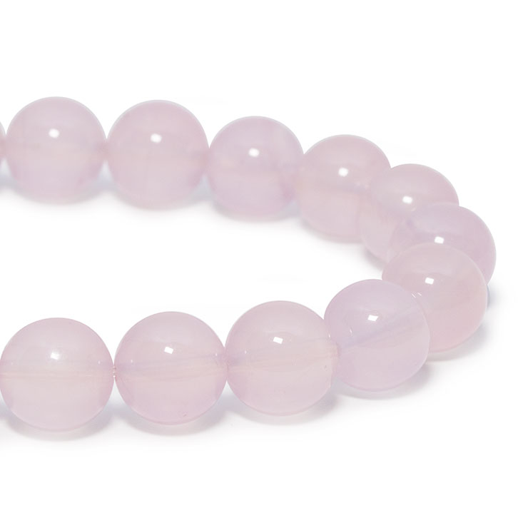 【一点もの】スターローズクォーツ10mm シンプルブレスレット【鑑別書付き】