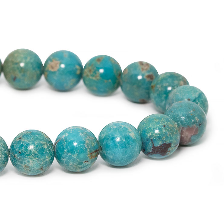 【一点もの】ターコイズ10mm シンプルブレスレット